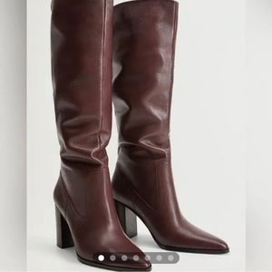 Leather Calf Boots - NEVER WORN